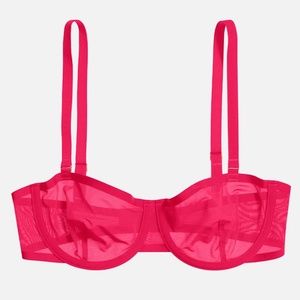 Balconette bra in Dahlia